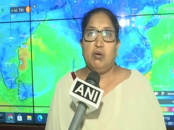 Nagarathna, Director, Meteorological Centre, Hyderabad (Photo/ANI)
