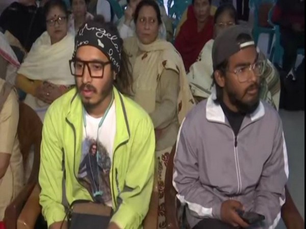 Aditya Sharma and  Saurav Devangan in Guwahati (Photo/ANI)