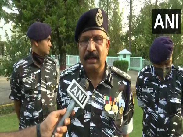 CRPF DIG Bhanu Pratap Singh (Photo/ANI)
