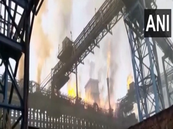 Visuals from Tata Steel factory in Jamshedpur (Photo/ANI)