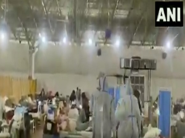 Sardar Patel COVID Care Centre established by Radha Soami Beas in Delhi. (Photo/ANI)