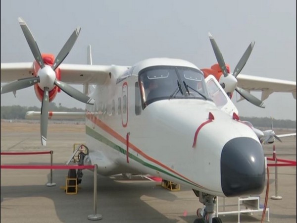 Hindustan 228, 19-seater aircraft (Photo/ANI)