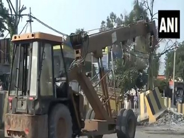 Visual from Singhu  border (Photo/ANI)