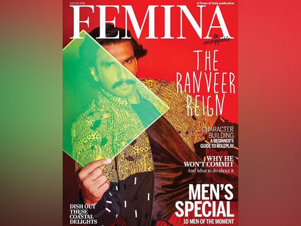 Ranveer Singh on the cover of Femina magazine (Source: Instagram)