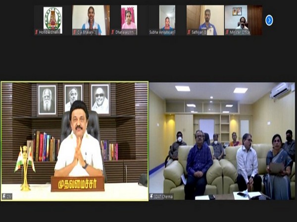 Tamil Nadu CM interacts with Tokyo bound athletes (Image: SAIMedia)