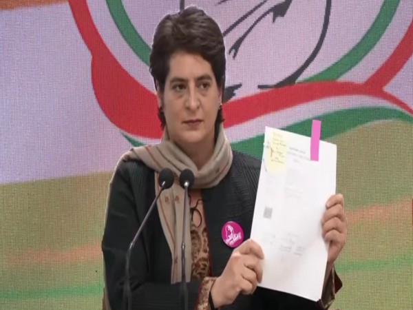 Congress general secretary Priyanka Gandhi Vadra (Photo/ANI)