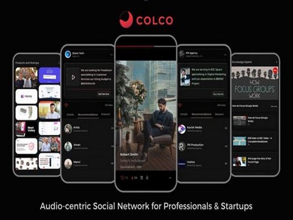 COLCO is an audio-centric social network for Professionals and Startups. 