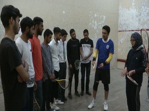 Squash is gaining popularity amongst youth in J-K. (Photos/ANI)