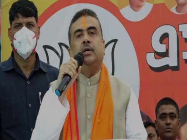 BJP leader Suvendu Adhikari at Tamluk (Photo/ANI)