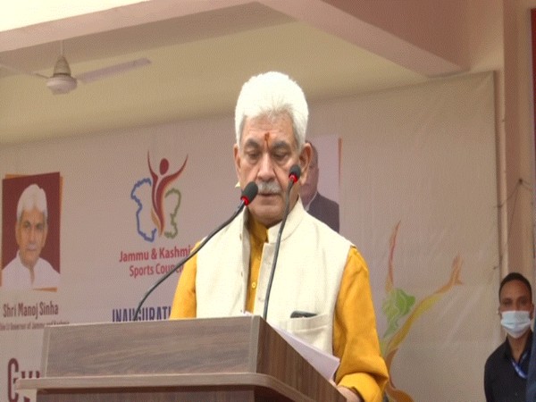 Jammu and Kashmir Lieutenant Governor Manoj Sinha. (Photos/ANI)