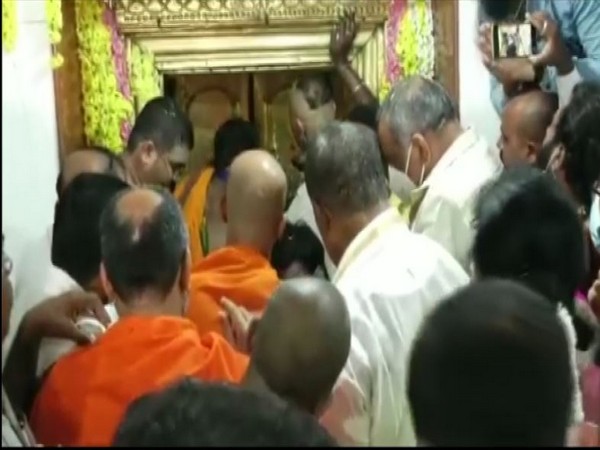 Hasanamba festival began in Karnataka's Hassan on Thursday. (Photo/ANI)