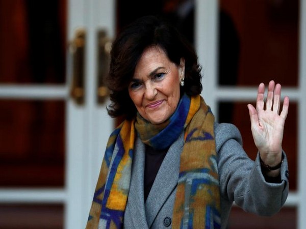 Spain's Deputy Prime Minister Carmen Calvo