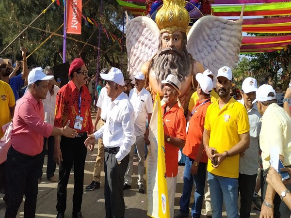 Goa Tourism Minister flags off arnival Float Parade Photo/ANI