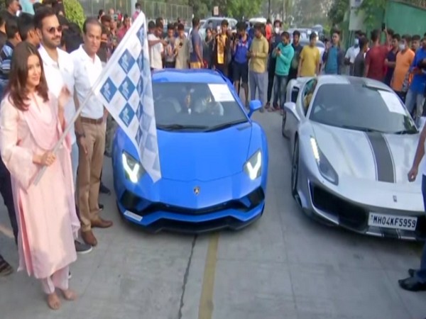 A 'Super Car Rally' was organised in Hyderabad on Sunday to create awareness about cancer among the people.