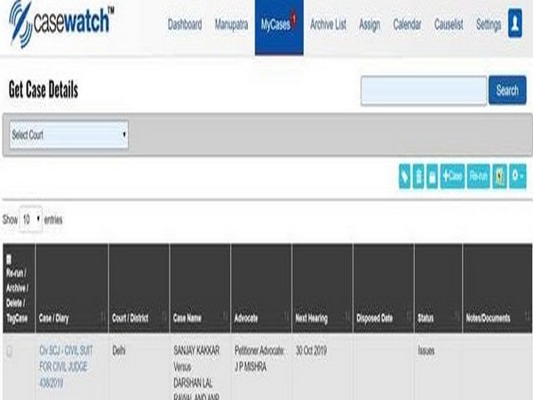 Get automatic updates whenever your case gets a new date, or a new order becomes available