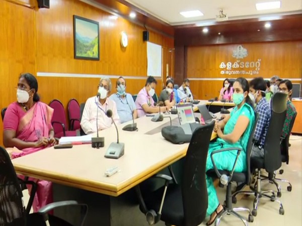 Central Health Team in meeting with Kerala State Officials regarding Covid-19 vaccination and Serosurveys in the state