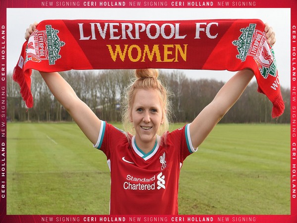 Midfielder Ceri Holland (Photo/ Liverpool FC Women Twitter)