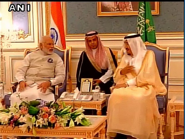 Prime Minister Narendra Modi and Saudi King Salman Bin Abdulaziz Al Saud