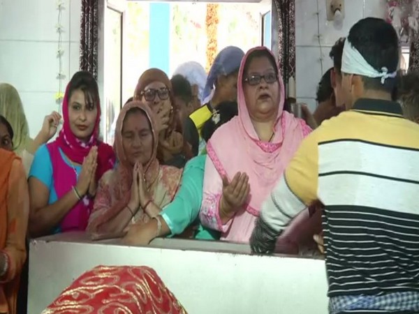 Visuals from the Chamliyal shrine in Samba on Thursday. Photo/ANI