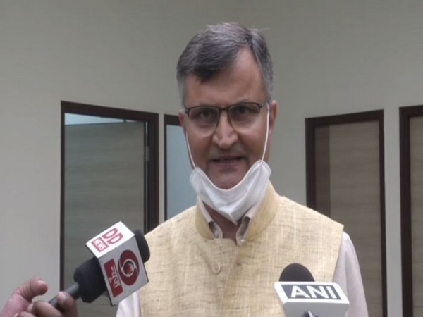 Dr Ramesh Chand, Member, Niti Aayog speaking to reporters on Tuesday. Photo/ANI