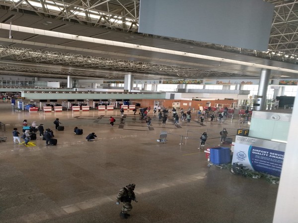 A visual from Chandigarh airport.