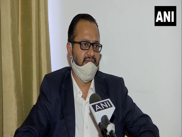 Chandigarh Hospitality Association President Ankit Gupta speaking to ANI on Wednesday. (Photo/ANI)