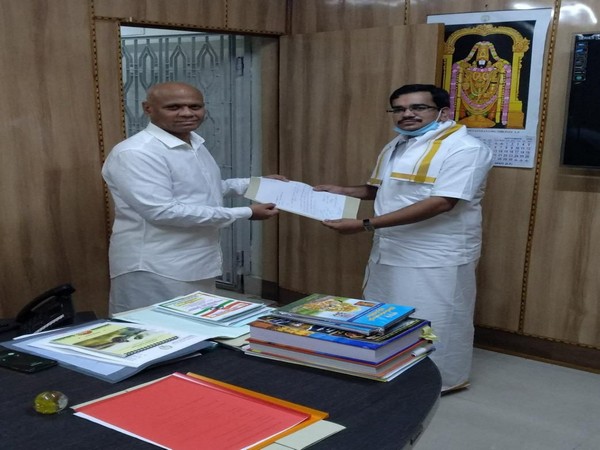 Suresh Kumar takes charge of SVBC chairman on Thursday. Photo/ANI