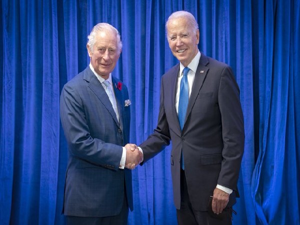 Prince Charles with US President Joe Biden. (Twitter)