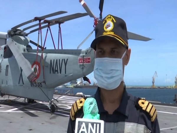 Captain Pankaj Chauhan speaking to ANI in Tuticorin.
