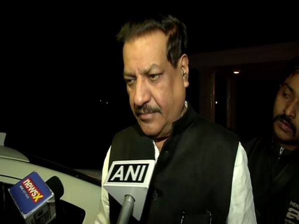NCP leader Prithviraj Chavan speaking to ANI in New Delhi on Wednesday. Photo/ANI