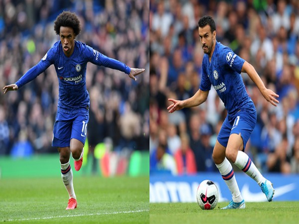 Willian (L) and Pedro (R) (Photo/Chelsea FC Twitter)