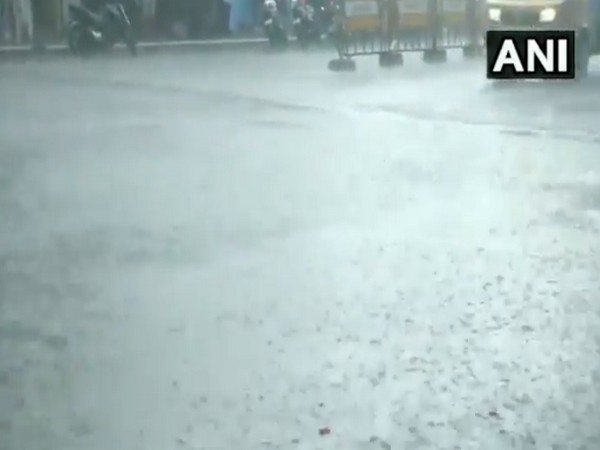 Visuals from Thyagarayar Nagar, Chennai. (Photo/ANI)