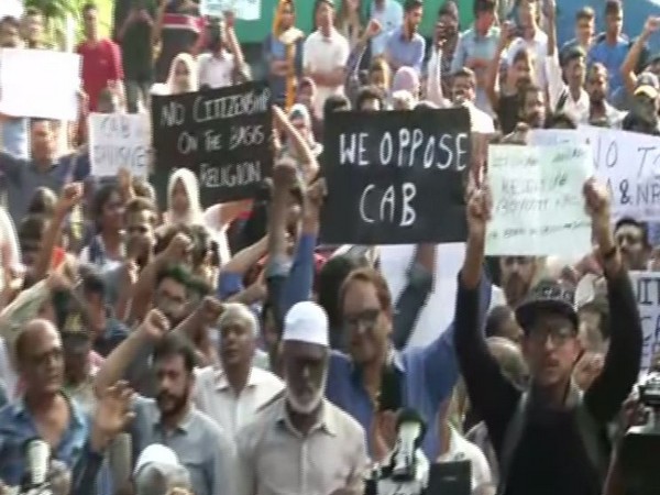People protesting against CAA in Chennai on Thursday. (file photo)