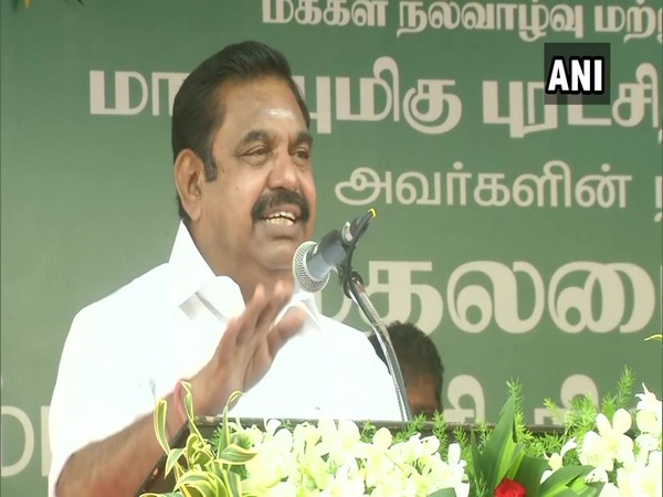 Tamil Nadu Chief Minister Edappadi K Palaniswami (Photo ANI)
