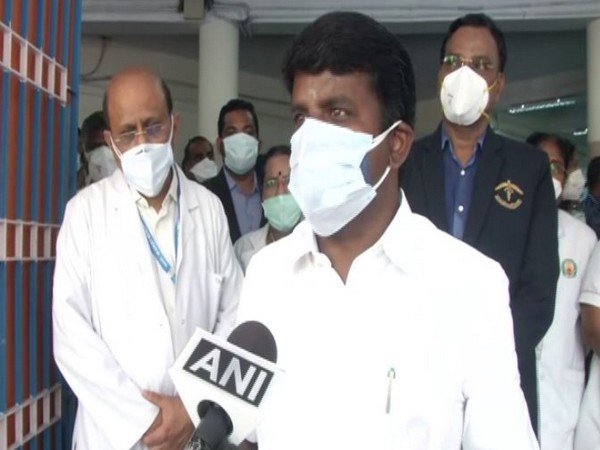 Tamil Nadu Health Minister Vijayabaskar speaking with ANI on Thursday.
