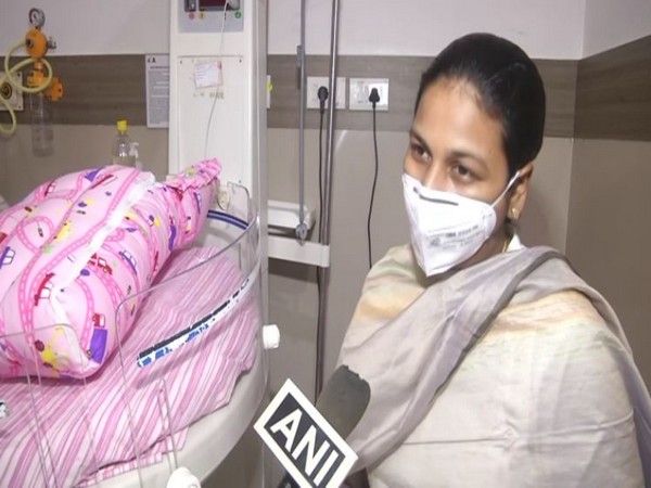 Priyadarshini, who had tested positive for COVID-19 on August 17, 2020, was brought to Kauvery Hospital for treatment. [Photo/ANI]