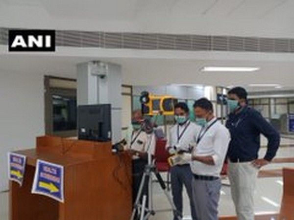 The Chennai Airport has been provided with logistics support with regards to the screening of passengers.