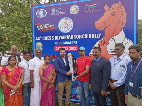 The torch relay has reached Coimbatore. (Photo- SAI Media)