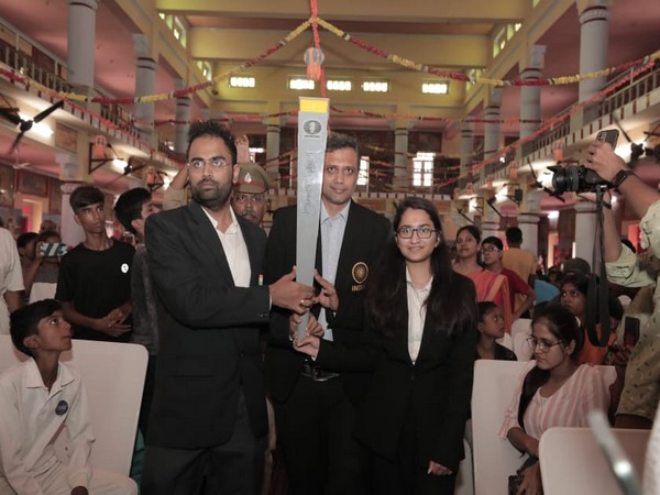 Chess Olympiad Torch Relay reaches Gorakhpur. (Photo- SAI Media)