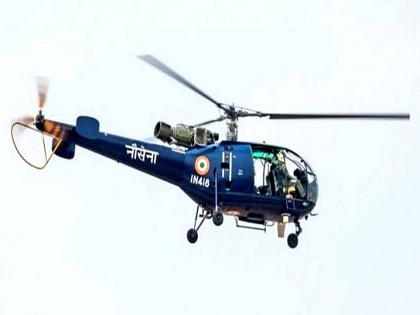 Chetak helicopter of the Indian Navy