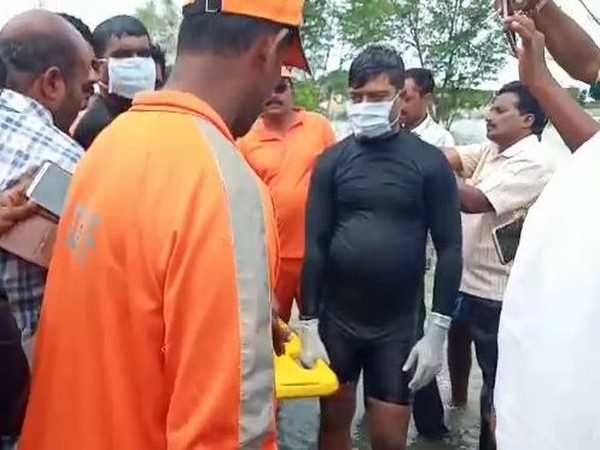 Body of the 12-year-old girl, identified as Tulasi Priya, was recovered on Saturday morning. Photo/ANI 