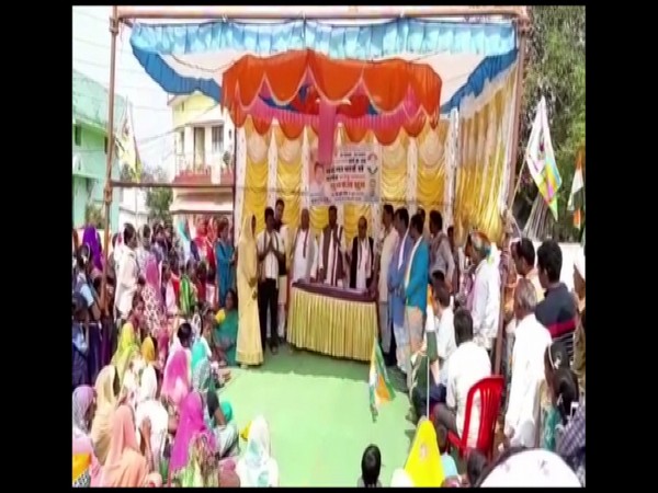 Kawasi Lakhma campaigning in Dhamtari