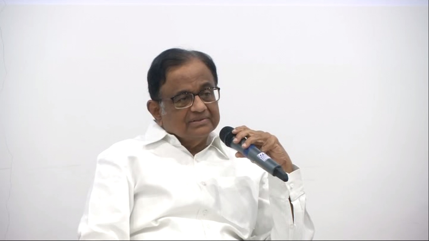 Senior Congress leader P. Chidambaram