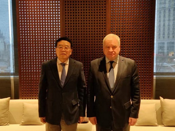 Chinese foreign ministry official meets Russia's envoy to China (Photo Credit: Twitter/Global Times)