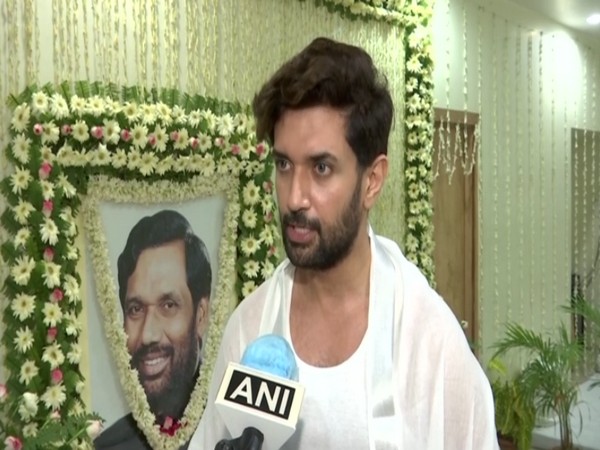 LJP chief Chirag Paswan speaking to ANI in Patna on Friday. [Photo/ANI]