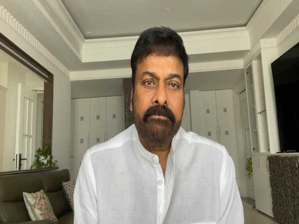 Veteran Telugu actor Chiranjeevi. (Photo/ANI)