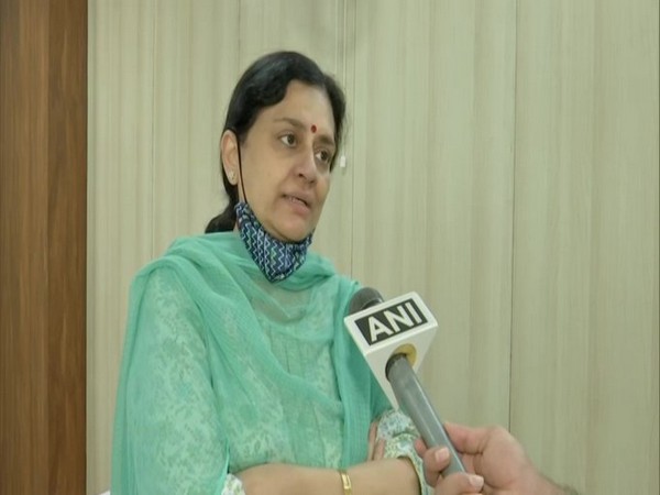 Chitra Ramachandran speaking to ANI in Hyderabad. [Photo/ANI]