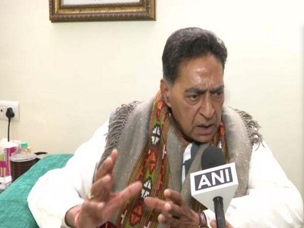  President of Delhi Pradesh Congress Committee, Subhash Chopra speaking to ANI in New Delhi on Monday. Photo/ANI