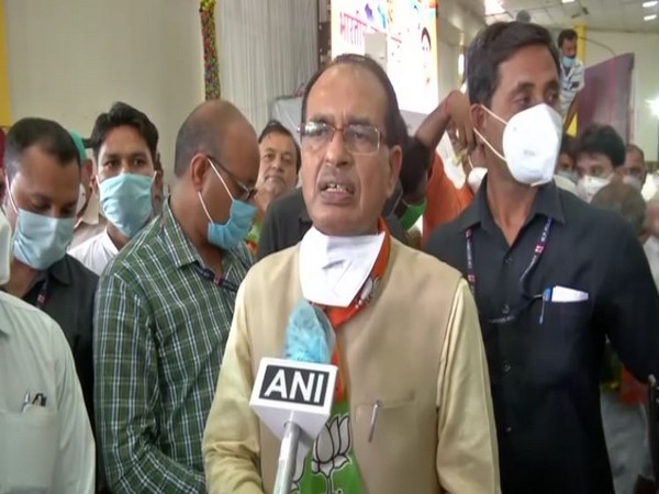 Madhya Pradesh Chief Minister Shivraj Singh Chouhan speaking to ANI in Gwalior on Monday. (Photo/ANI)