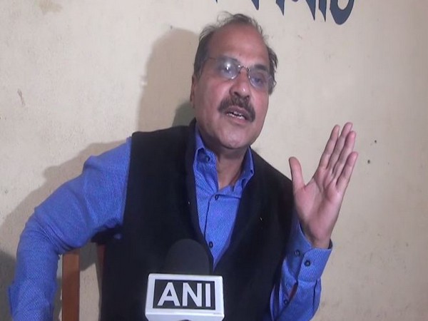 Leader of Congress in Lok Sabha, Adhir Ranjan Chowdhury talking to ANI in Murshidabad on Wednesday. Photo/ANI